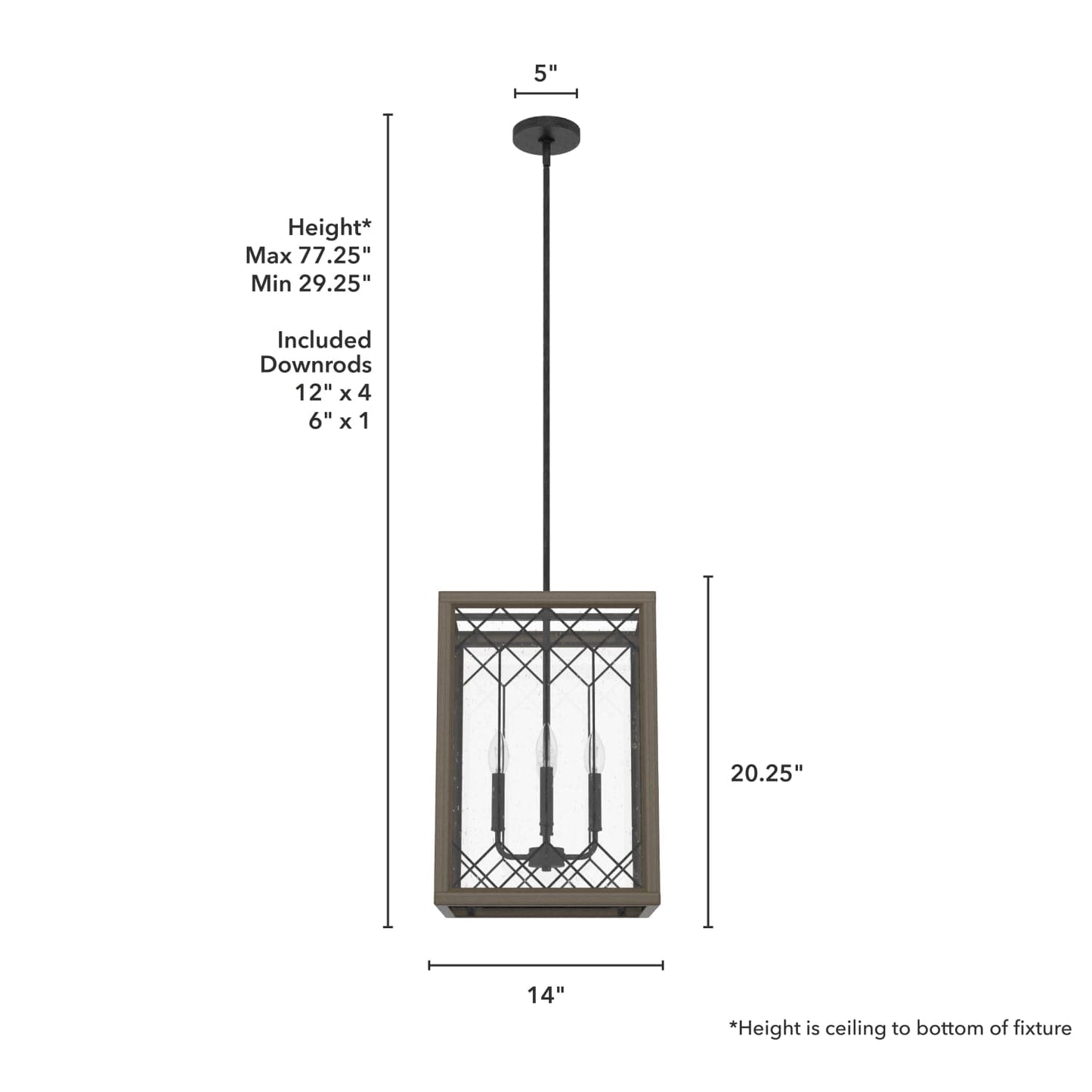 19371_4_chevron_4_light_lantern_14_inch-rustic_iron-dimensiongraphic