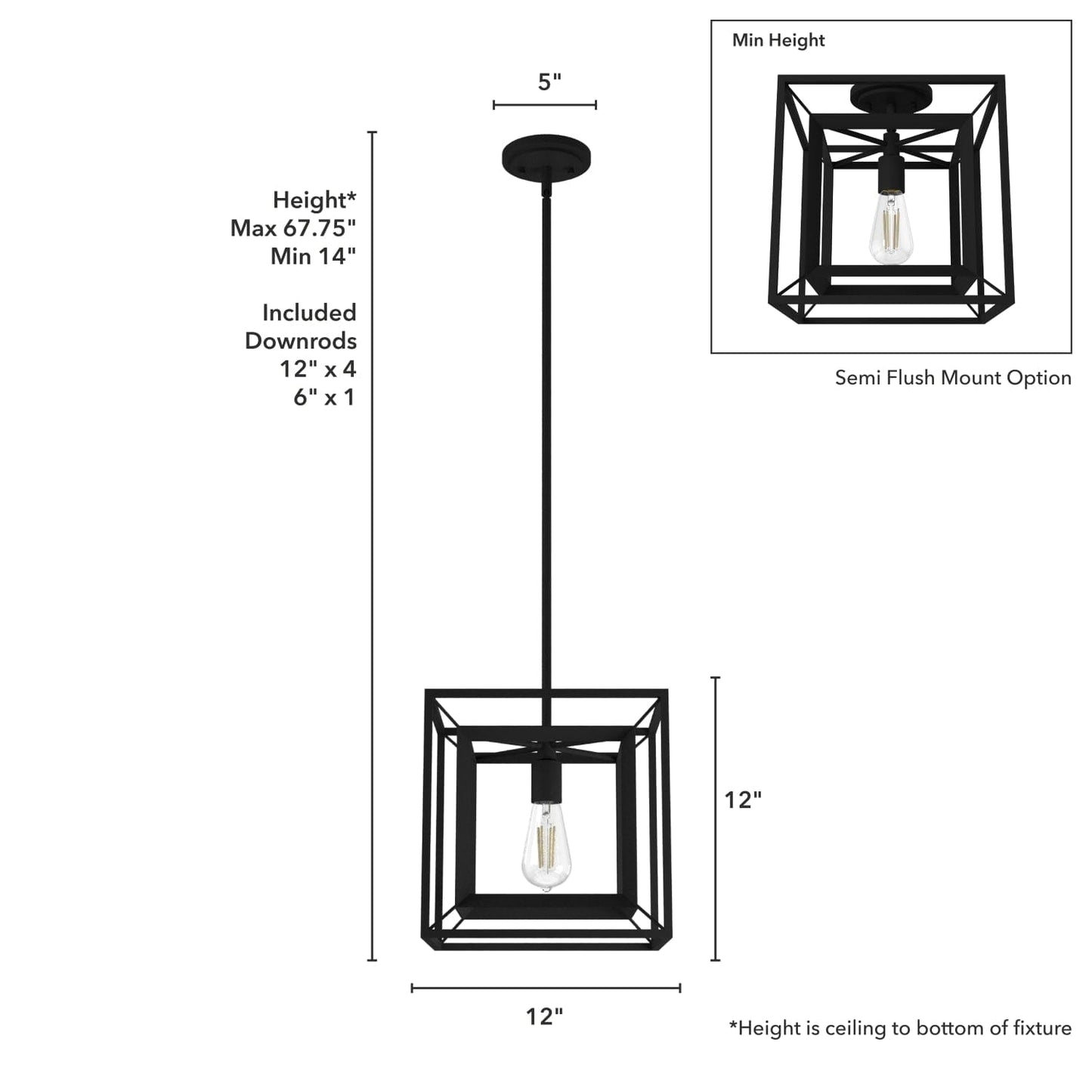 19406_4_doherty_convertible_1_light_pendant_12_inch-natural_black_iron-dimensiongraphic