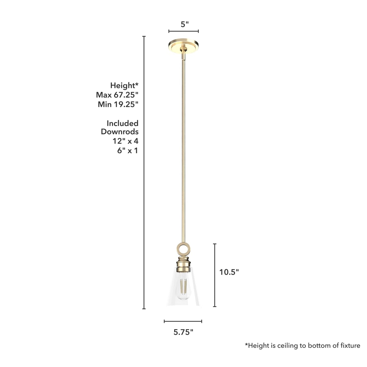 19436_4_klein_1_light_glass_pendant_6_inch-alturas_gold-dimensiongraphic