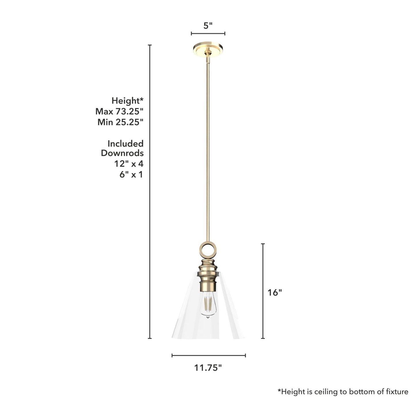 19438_4_klein_1_light_glass_pendant_12_inch-alturas_gold-dimensiongraphic