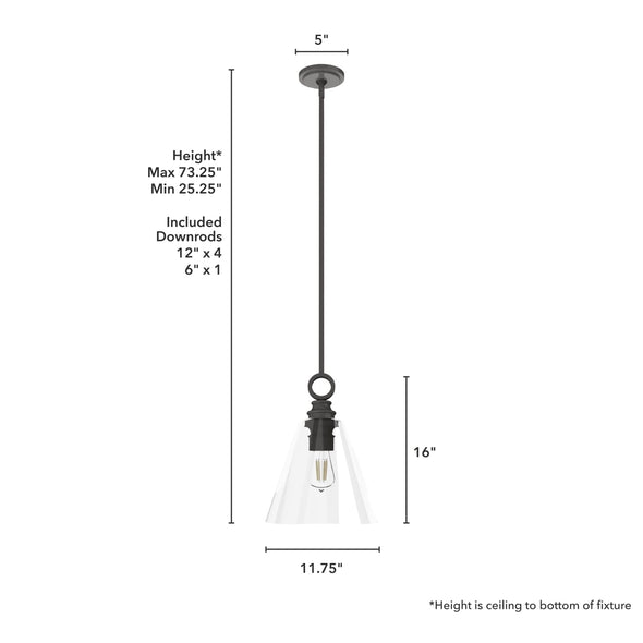 19439_4_klein_1_light_glass_pendant_12_inch-noble_bronze-dimensiongraphic