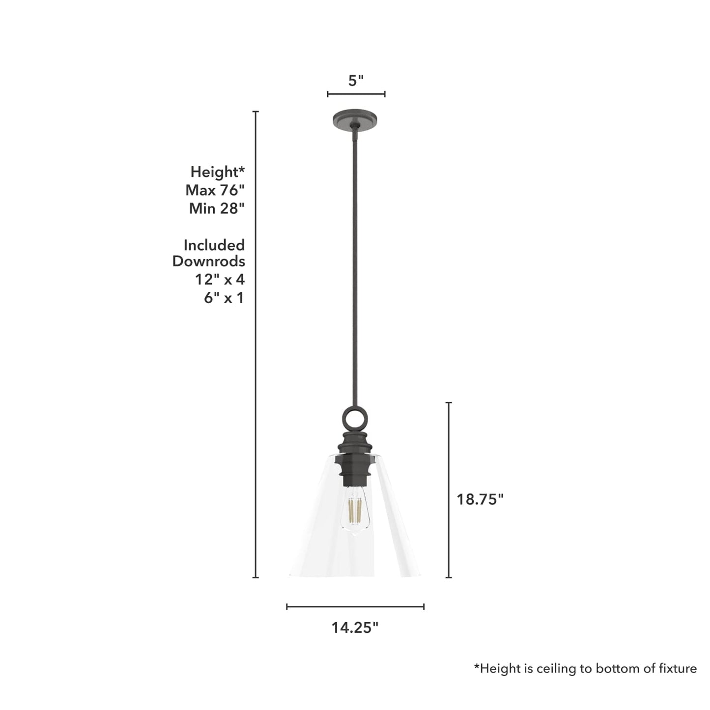 19441_4_klein_1_light_glass_pendant_14_inch-noble_bronze-dimensiongraphic