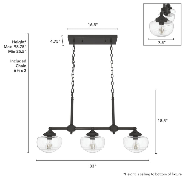 19491_4_saddle_creek_clear_seeded_glass_3_light_linear_chandelier-noble_bronze-dimensiongraphic