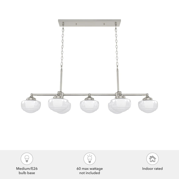 19492_3_saddle_creek_shiny_cased_white_glass_7_light_linear_chandelier-brushed_nickel-featuresgraphic