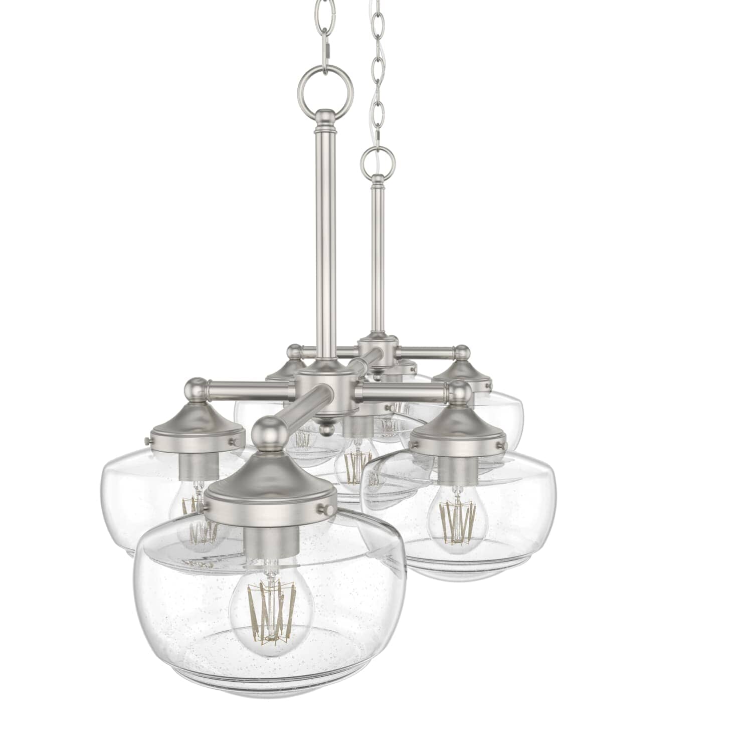 Hunter Saddle Creek 7 Light Linear Chandelier Ceiling Light