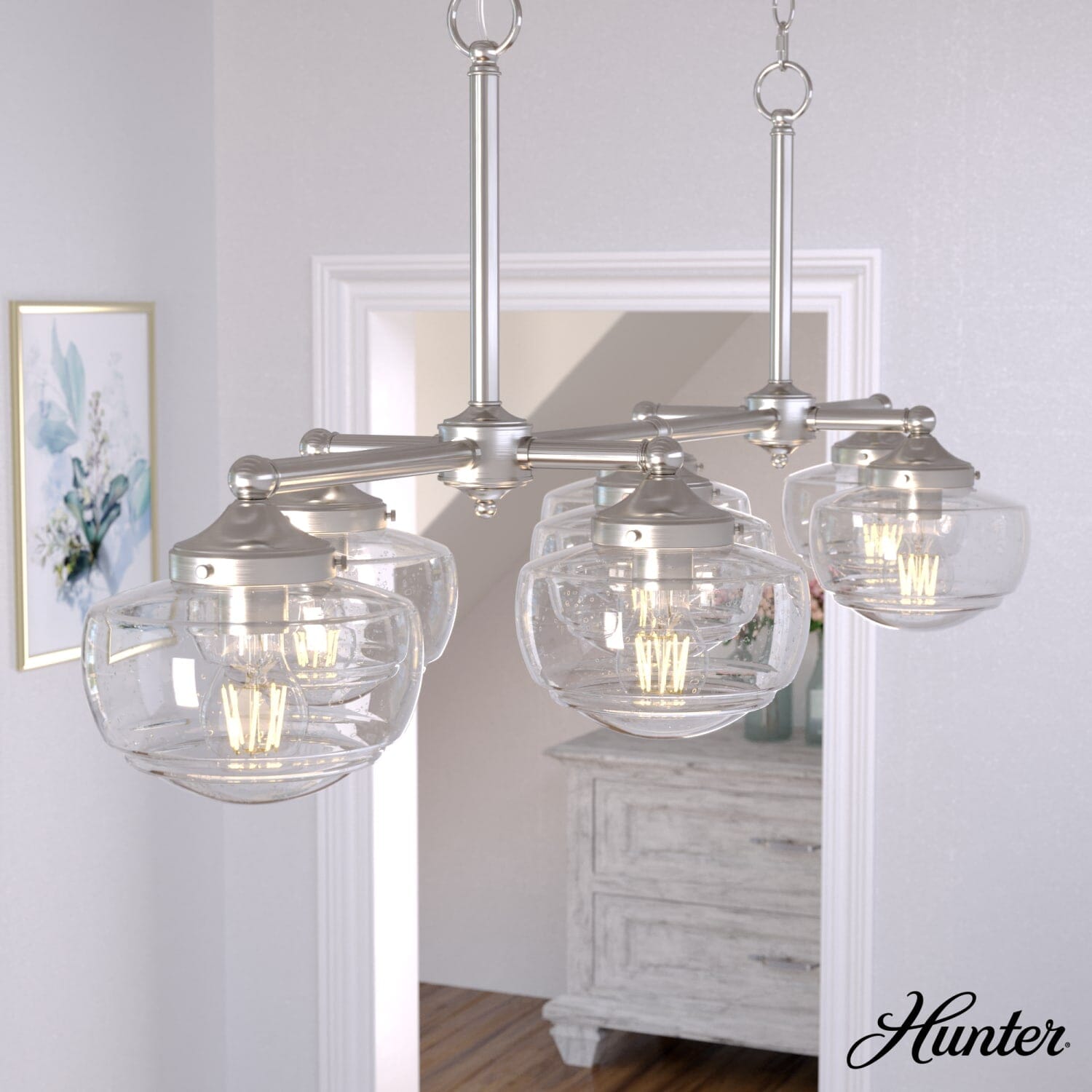 chandelier シェルフ XGZL·LIGHTING 7-Rings Modern LED Chandelier Gold D31.5
