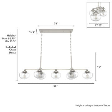 19493_4_saddle_creek_7_light_linear_chandelier-brushed_nickel-dimensiongraphic