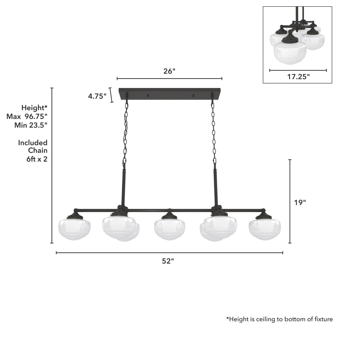 19494_4_saddle_creek_shiny_cased_white_glass_7_light_linear_chandelier-noble_bronze-dimensiongraphic