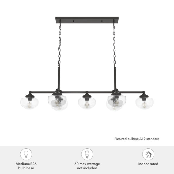 19495_3_saddle_creek_clear_seeded_glass_7_light_linear_chandelier-noble_bronze-featuresgraphic