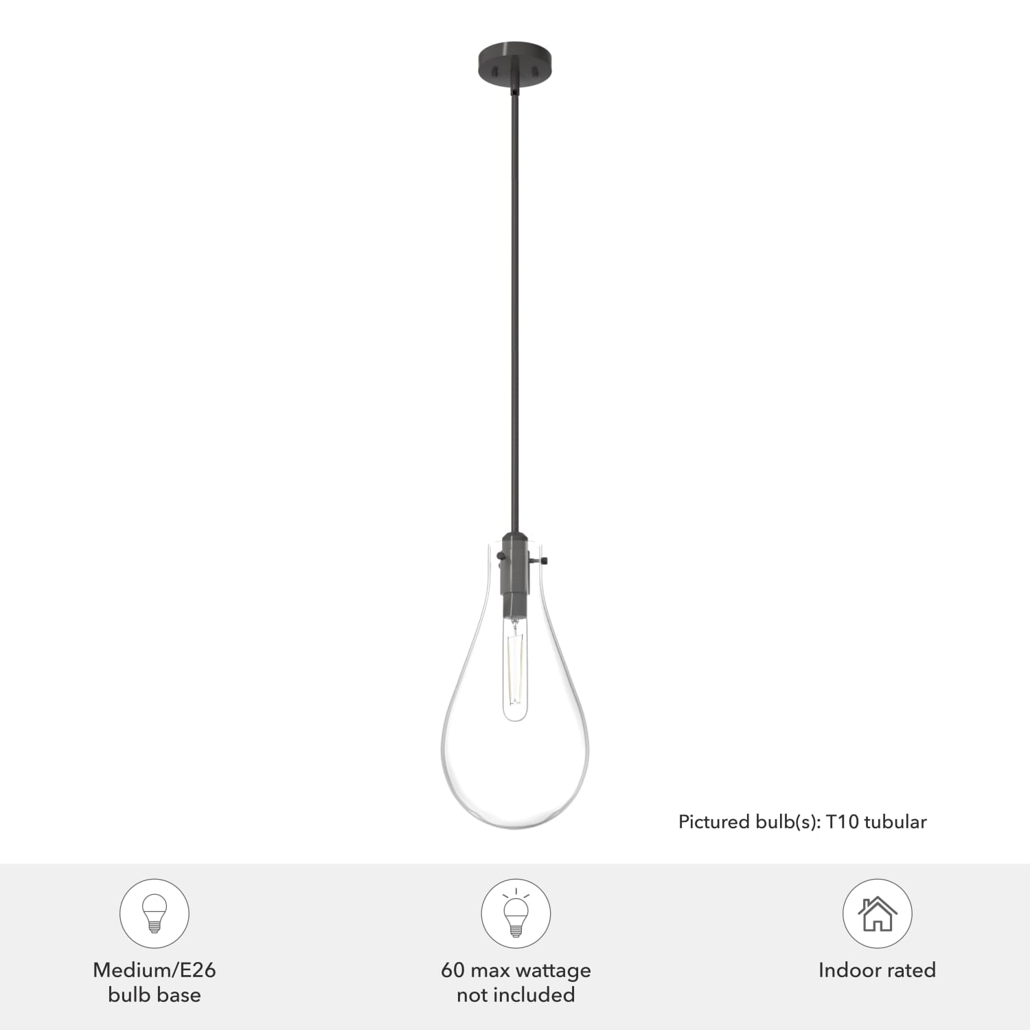Hunter Lundin Pendant 1 Light 9 inch Ceiling Light – Hunter Fan
