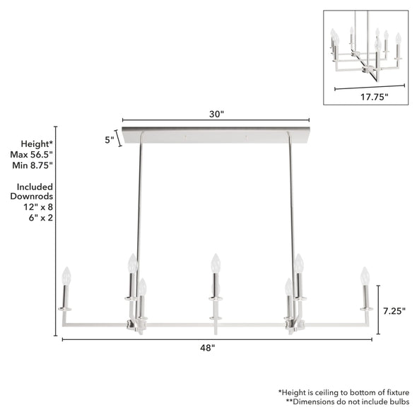 19631_4_bearden_8_light_linear_chandelier-brushed_nickel-dimensiongraphic