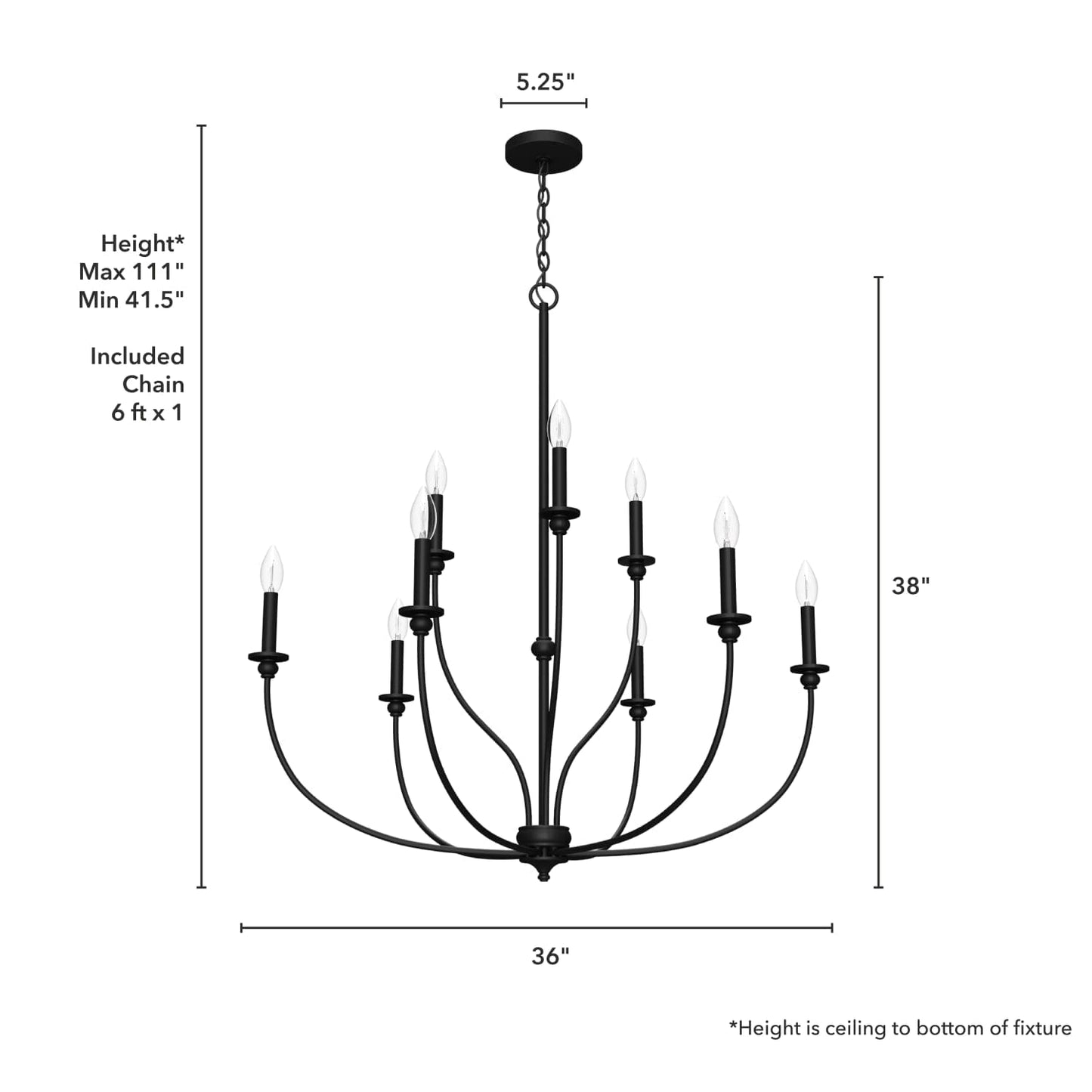19632_4_southcrest_9_light_2-tier_chandelier-matte_black-dimensiongraphic