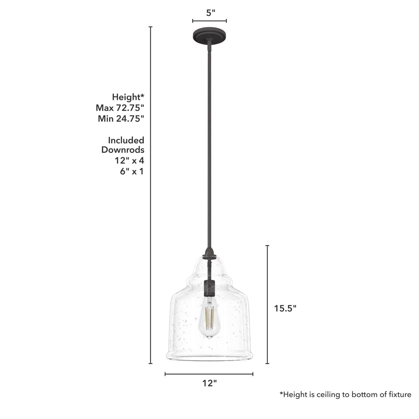 19655_4_dunshire_bell_clear_seeded_glass_1_light_12_inch_medium_pendant-noble_bronze-dimensiongraphic
