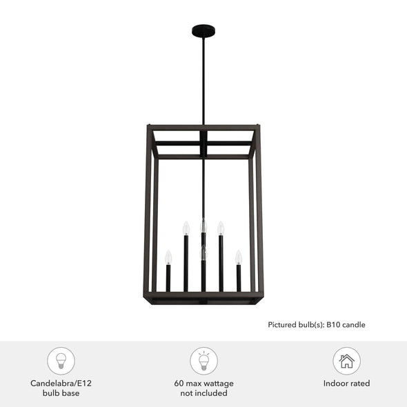 19678_3_squire_manor_8_light_pendant_22_inch-matte_black-featuresgraphic