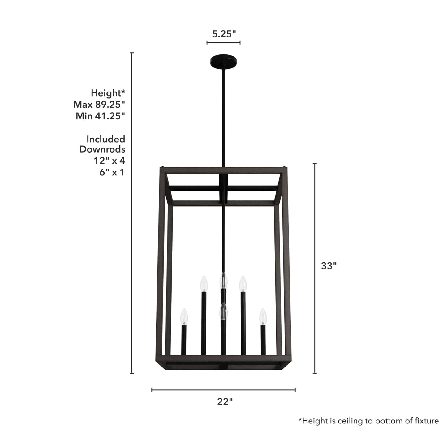 19678_4_squire_manor_8_light_pendant_22_inch-matte_black-dimensiongraphic