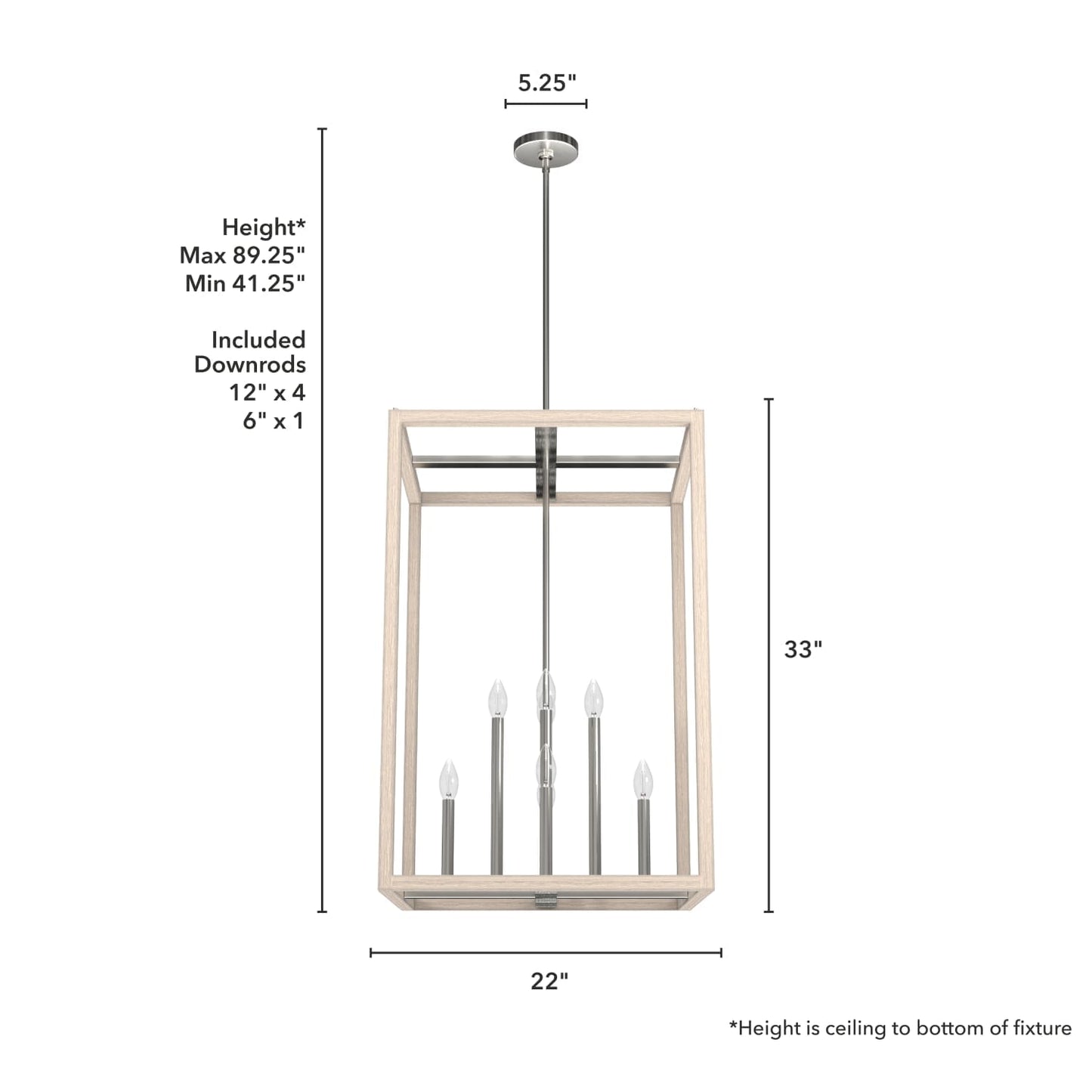 19679_4_squire_manor_8_light_pendant_22_inch-brushed_nickel-dimensiongraphic