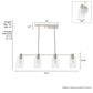 19714_4_lochemeade_clear_seeded_glass_4_light_linear_chandelier-brushed_nickel-dimensiongraphic