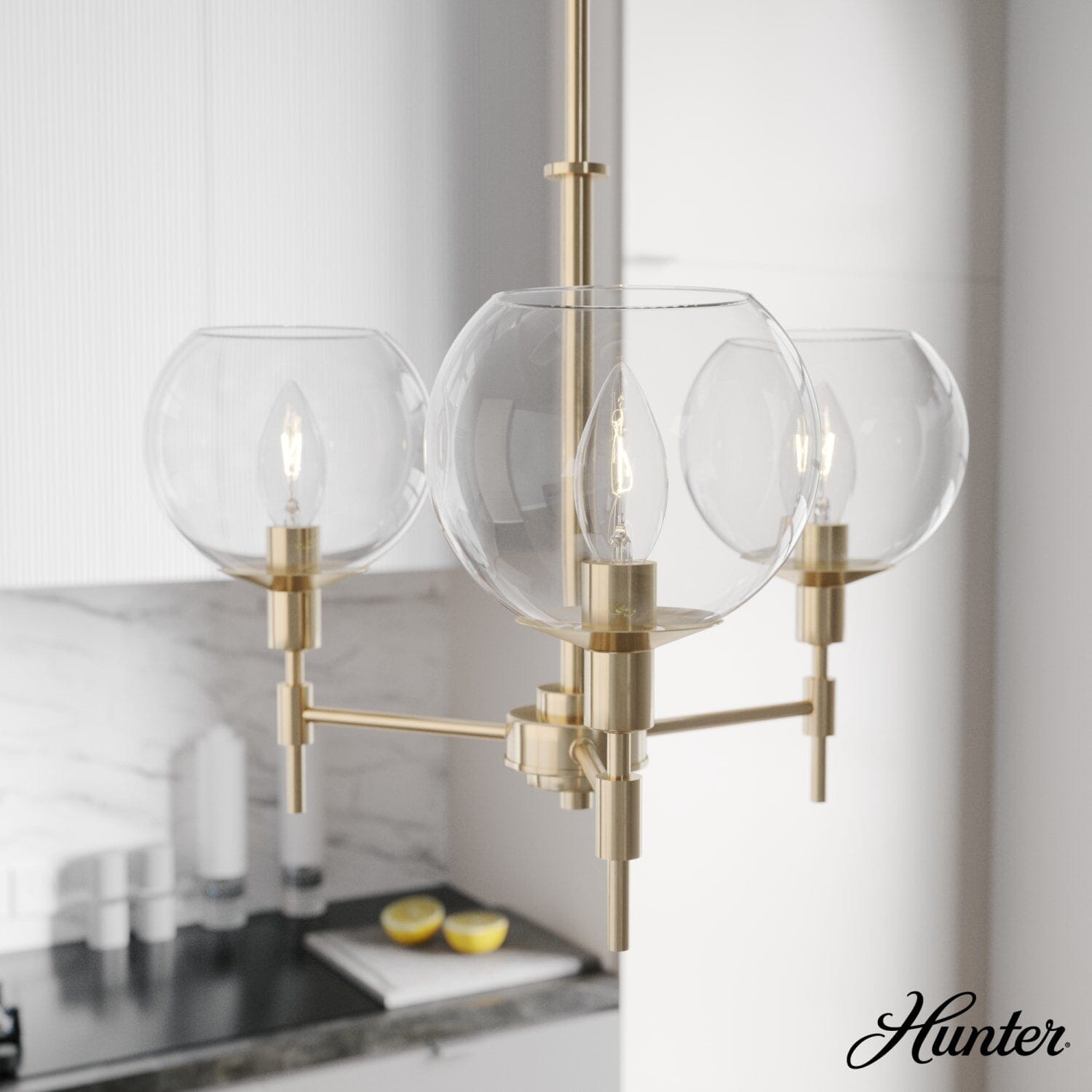 Hunter Xidane 3 Light Chandelier Ceiling Light – Hunter Fan
