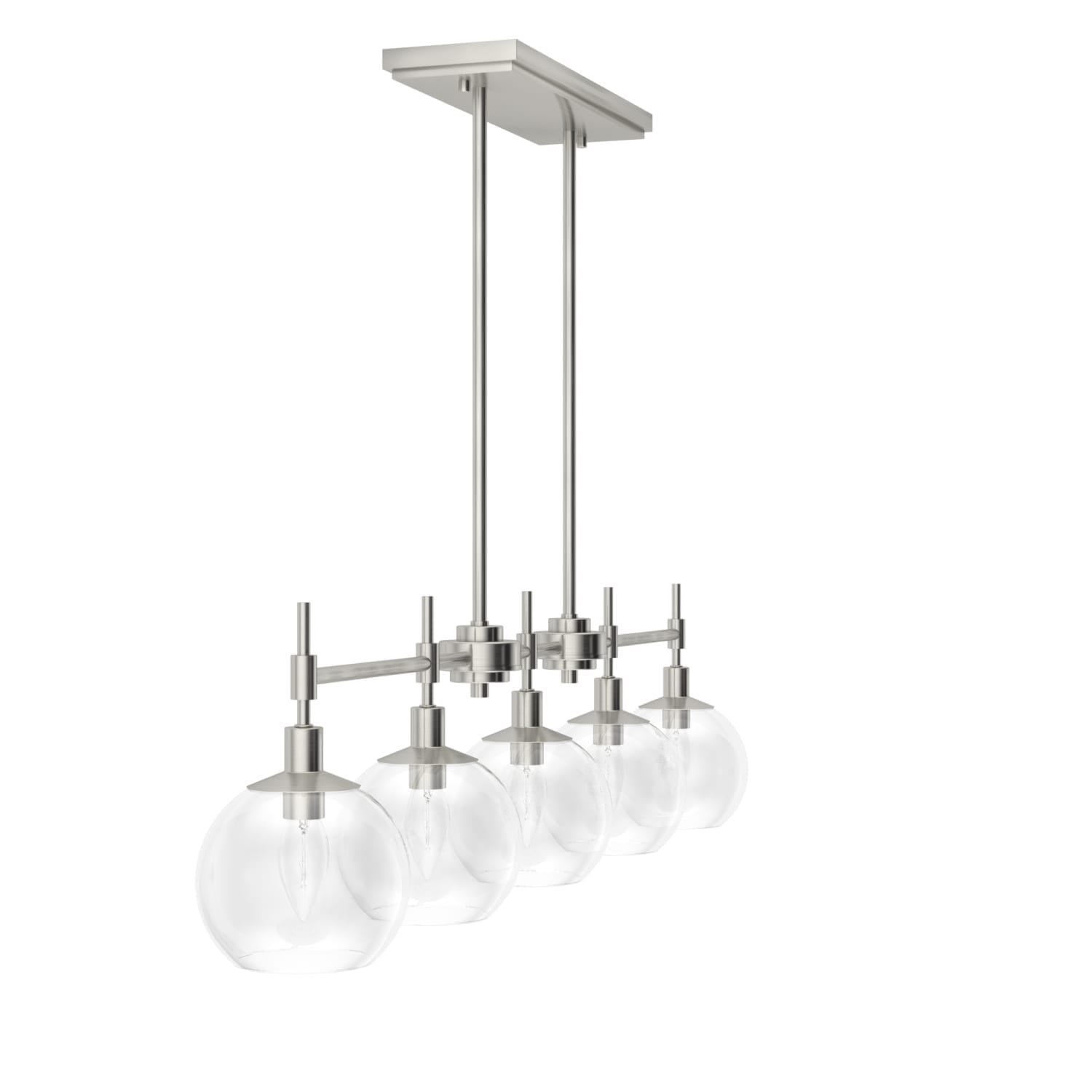 Hunter Xidane 5 Light Linear Chandelier Ceiling Light – Hunter Fan