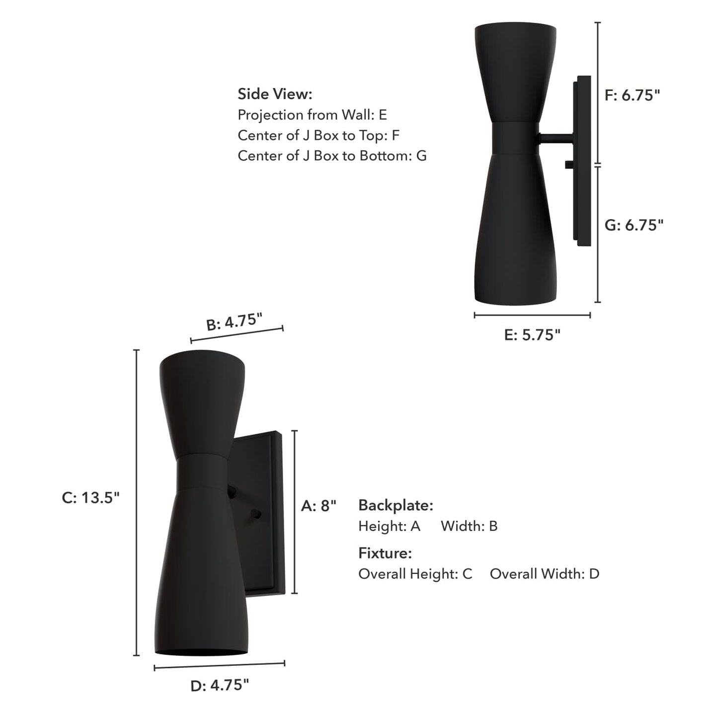 19826_7_zola_up_and_down_2_light_sconce-matte_black-dimensiongraphic