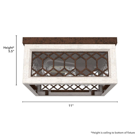 19970_4 chevron flush mount textured rust dimensiongraphic 