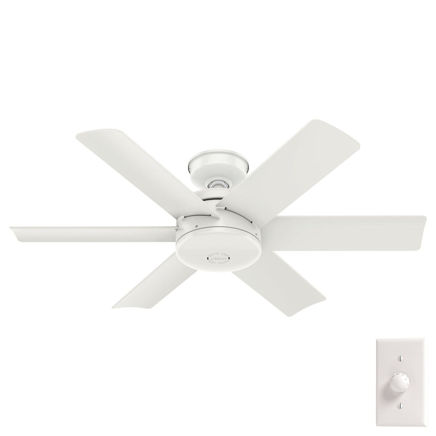 44 Inch Sea Edge Outdoor Ceiling Fans Hunter Fresh White - Fresh White 