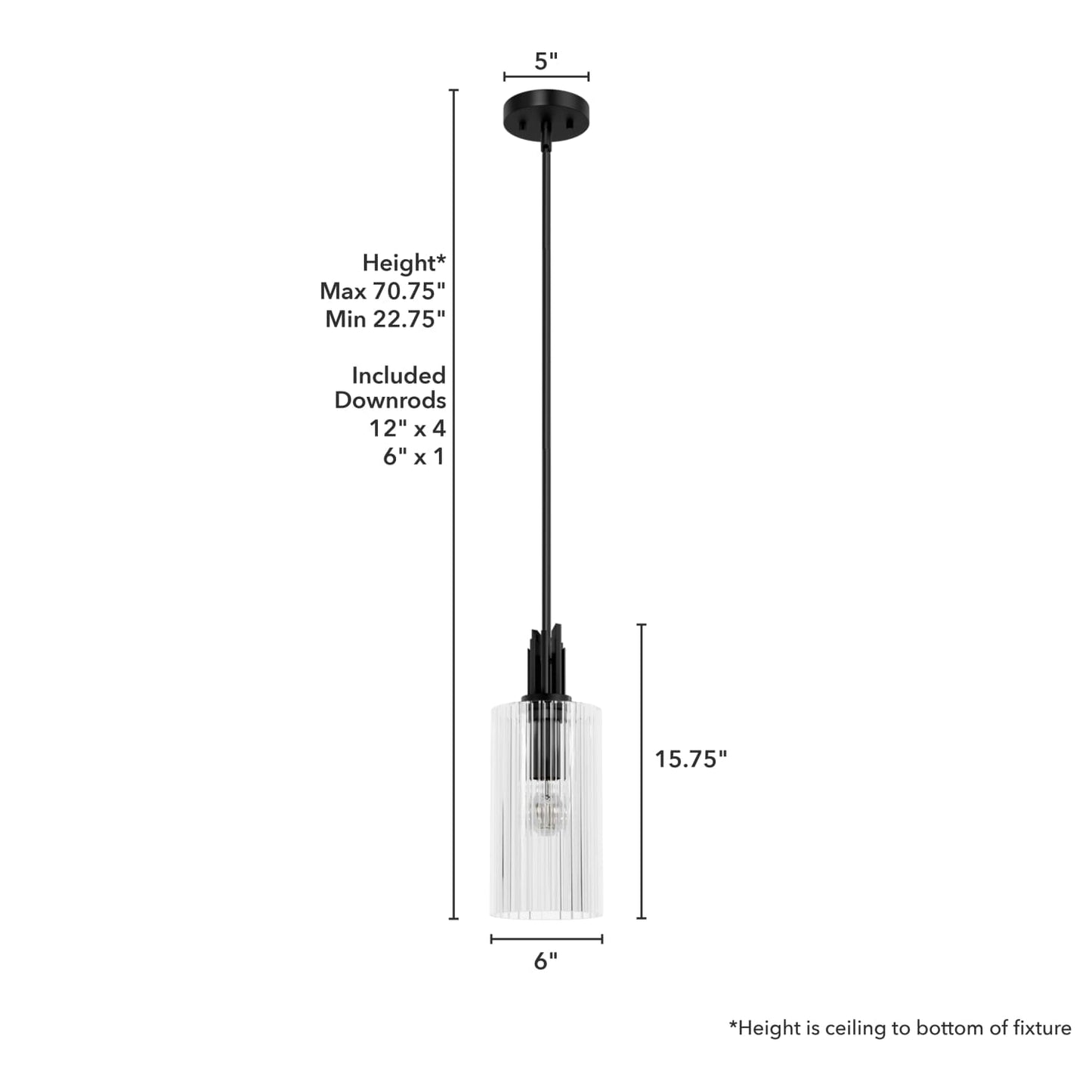 45224_4_gatz_mini_pendant-matte_black-dimensiongraphic