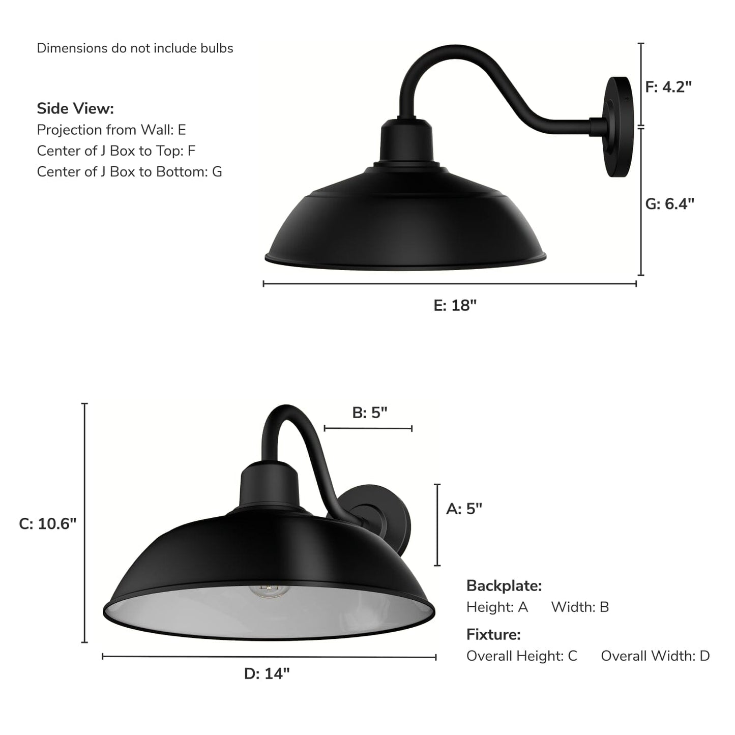 46001_4_mill_valley_outdoor_weathermax_1_light_14_inch_medium_wall_light-matte_black-dimensiongraphic