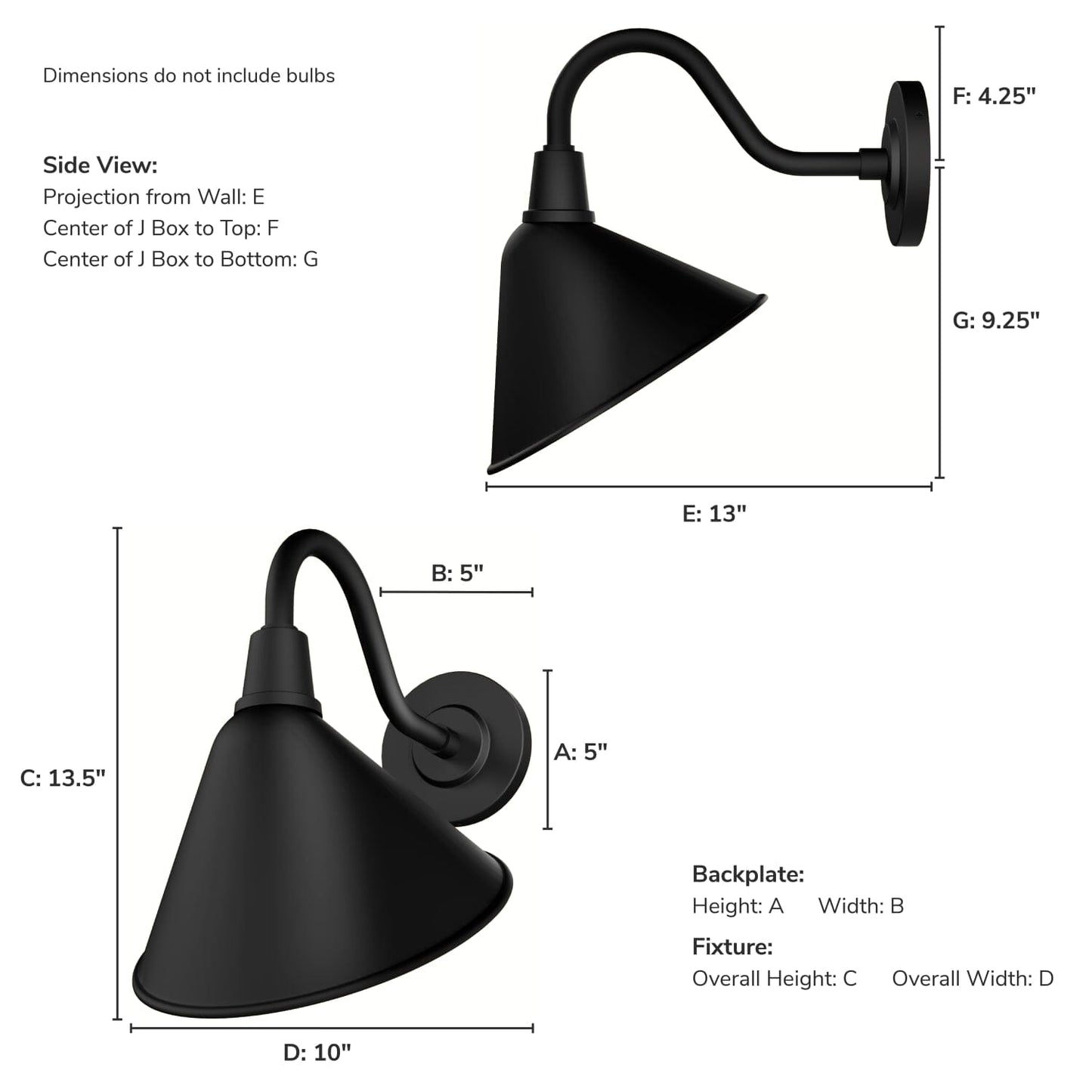 46010_4_cassius_outdoor_weathermax_1_light_10_inch_medium_wall_light-matte_black-dimensiongraphic