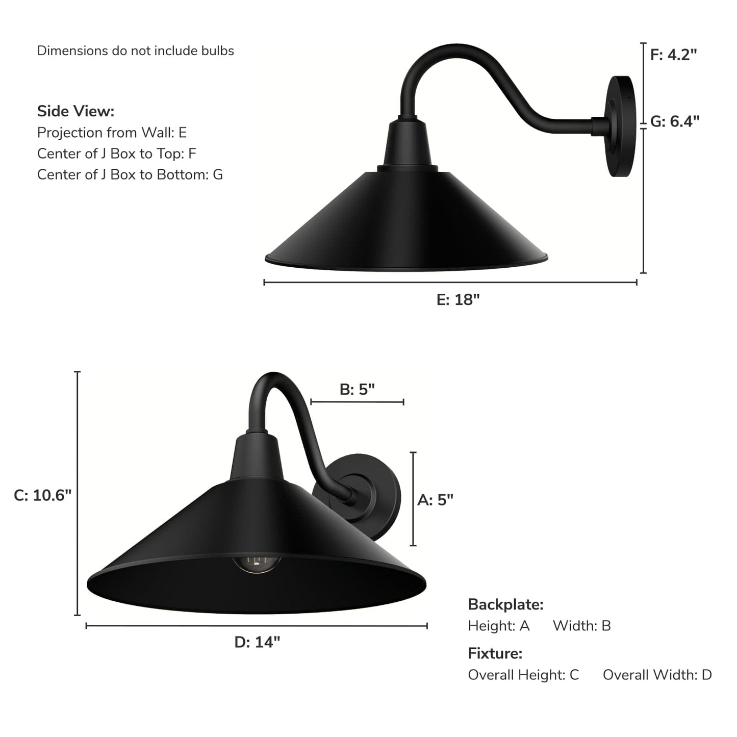 46020_4_skyflow_outdoor_weathermax_1_light_14_inch_medium_wall_light-matte_black-dimensiongraphic