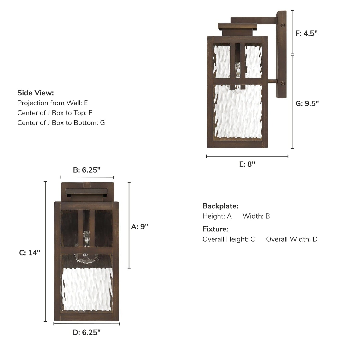 46041_4_aspenbrook_outdoor_weathermax_1_light_medium_14_inch_wall_light-matte_bronze-dimensiongraphic