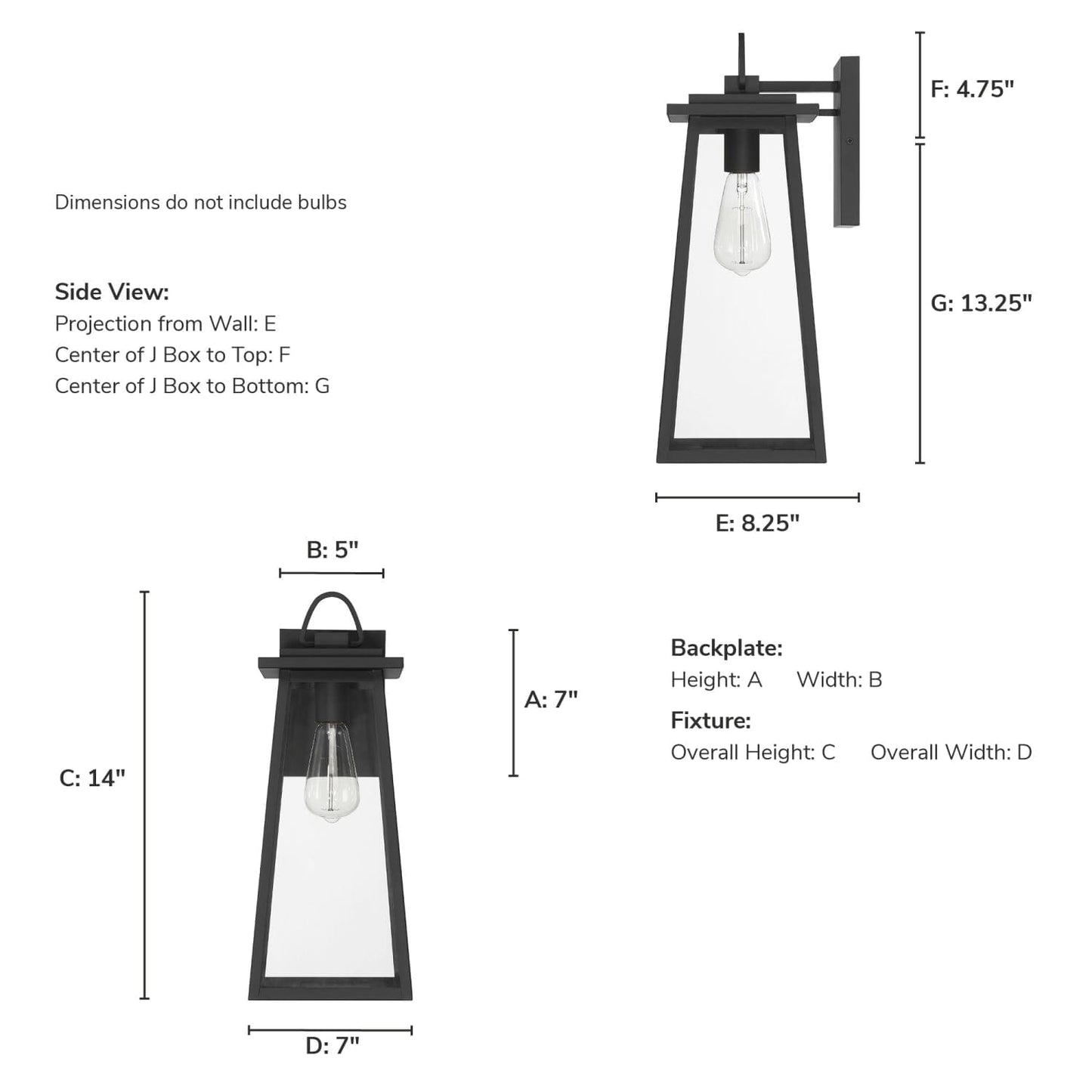 46055_4_ivory_dusk_outdoor_1_light_large_18_inch_wall_light-matte_black-dimensiongraphic