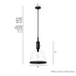 48042_4_van_nuys_1_light_pendant_13_inch-matte_black-dimensiongraphic
