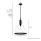 48051_4_van_nuys_1_light_pendant_16_inch-matte_black-dimensiongraphic