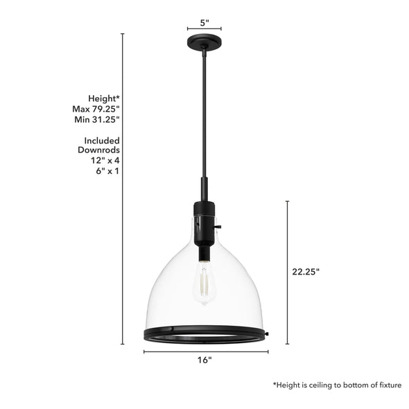 48051_4_van_nuys_1_light_pendant_16_inch-matte_black-dimensiongraphic