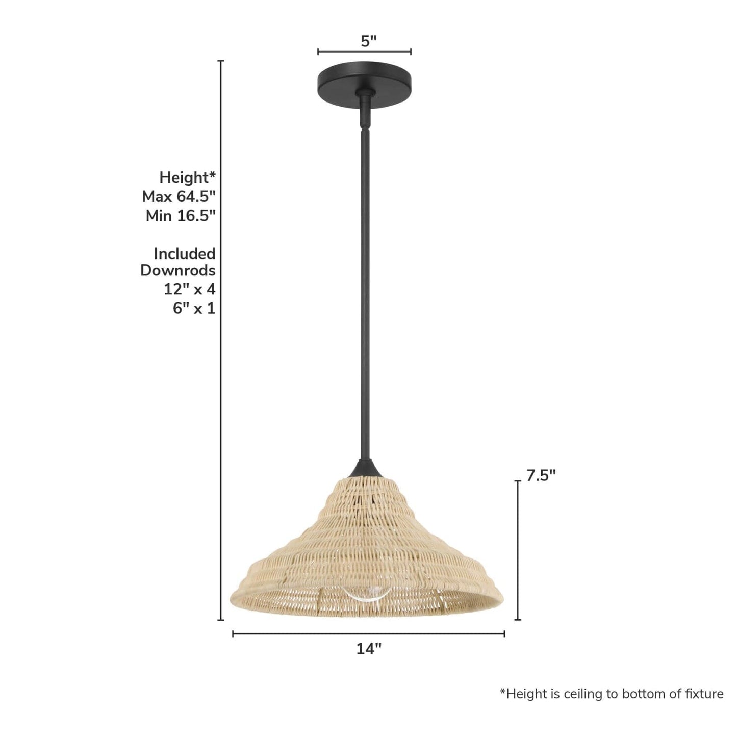 48081_4_agoura_1_light_medium_14_inch_pendant-matte_black-dimensiongraphic