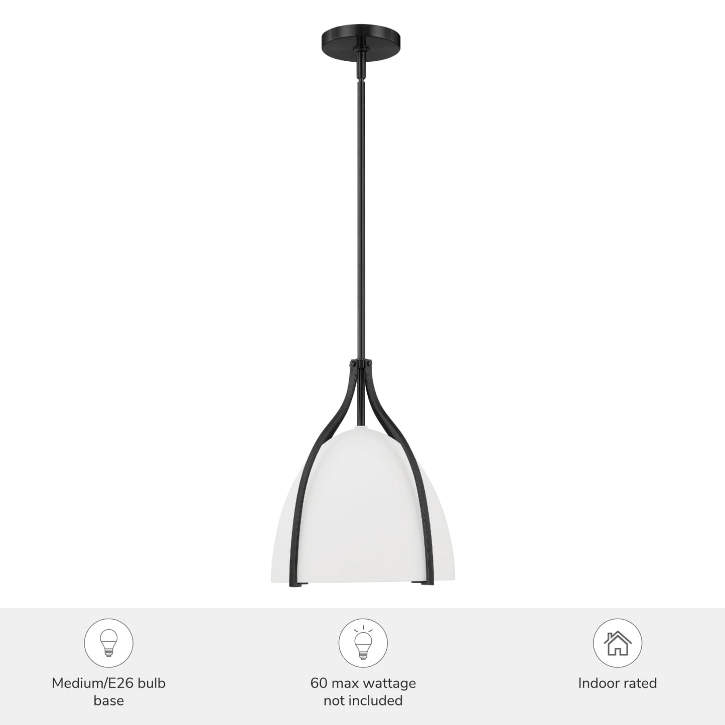 48119_3_arcelia_white_glass_1_light_medium_12_inch_pendant-matte_black-featuresgraphic