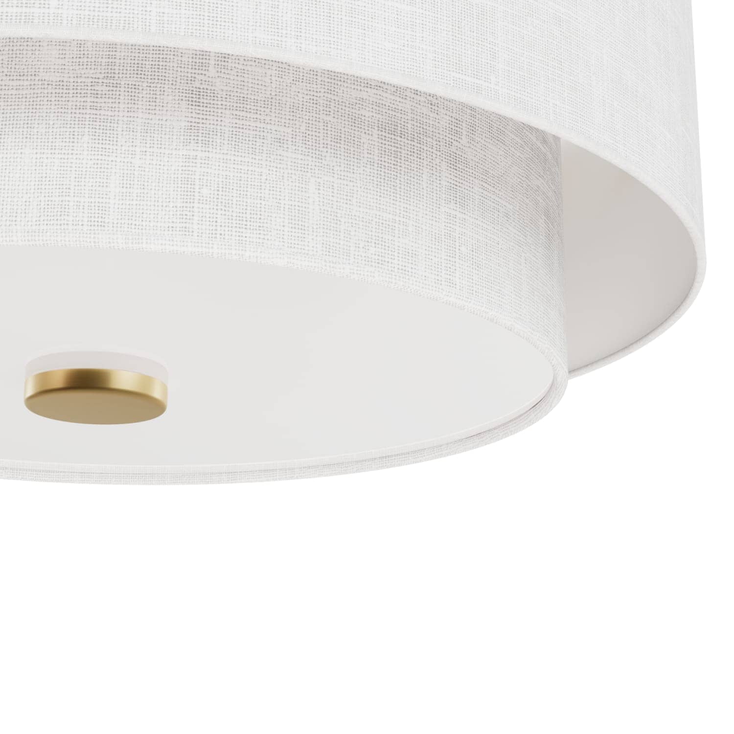 Hunter Brookside 2 Light Medium 13 Inch Flush Ceiling Light