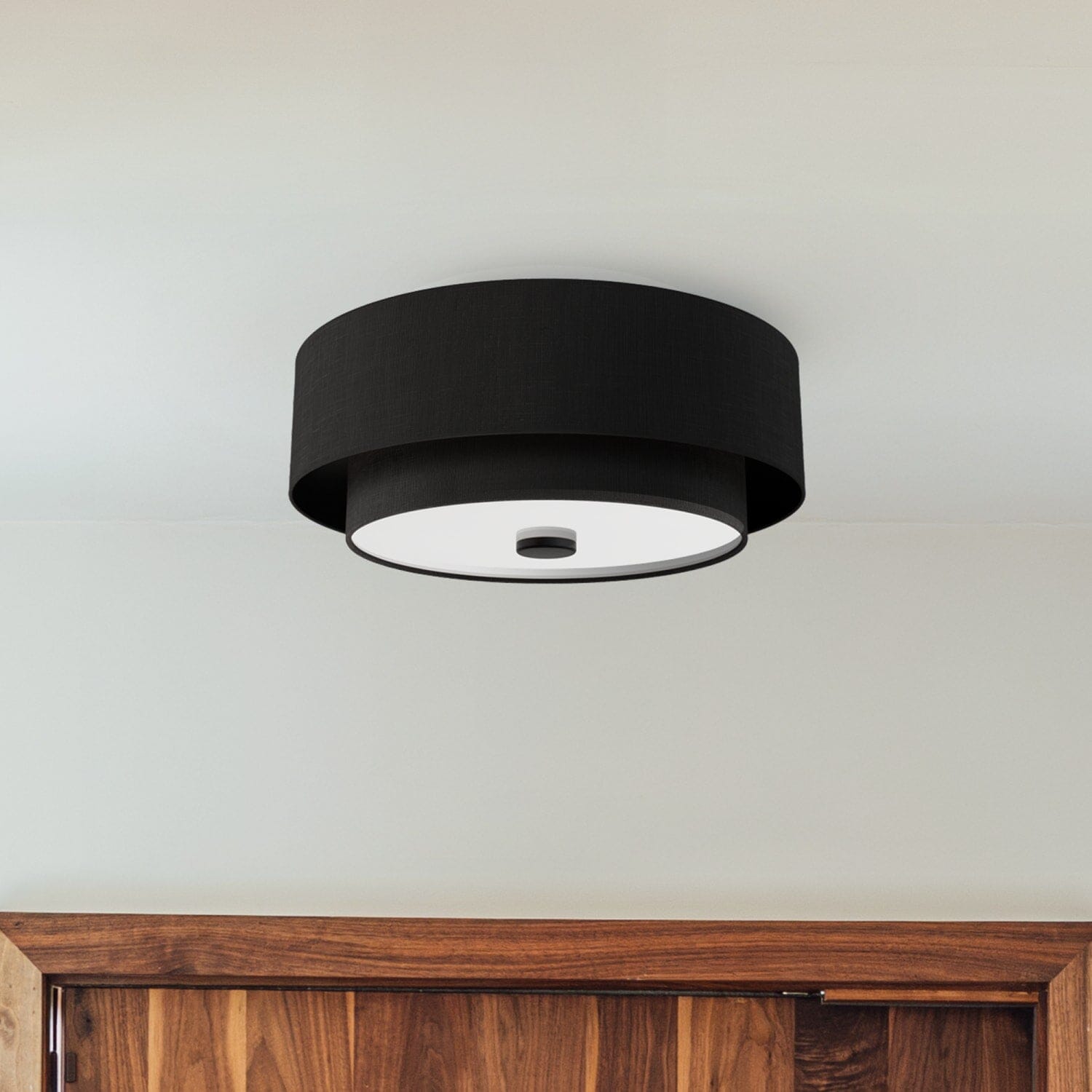 Hunter Brookside 2 Light Medium 13 Inch Flush Ceiling Light