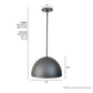 48126_4_erling_1_light_medium_14_inch_pendant-matte_black-dimensiongraphic