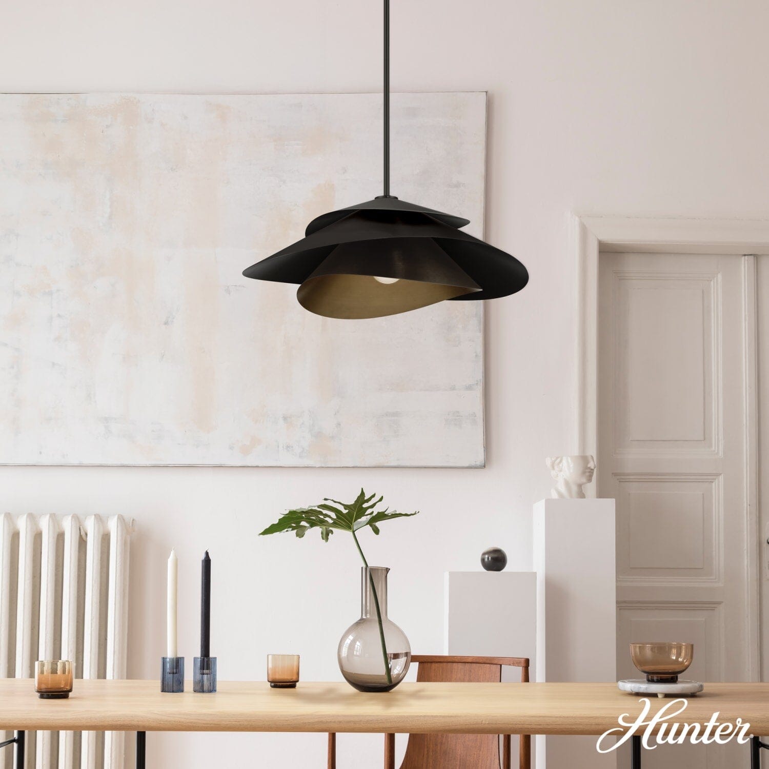 Hunter Hiro 1 Light Extra Large 24 Inch Pendant Ceiling Light