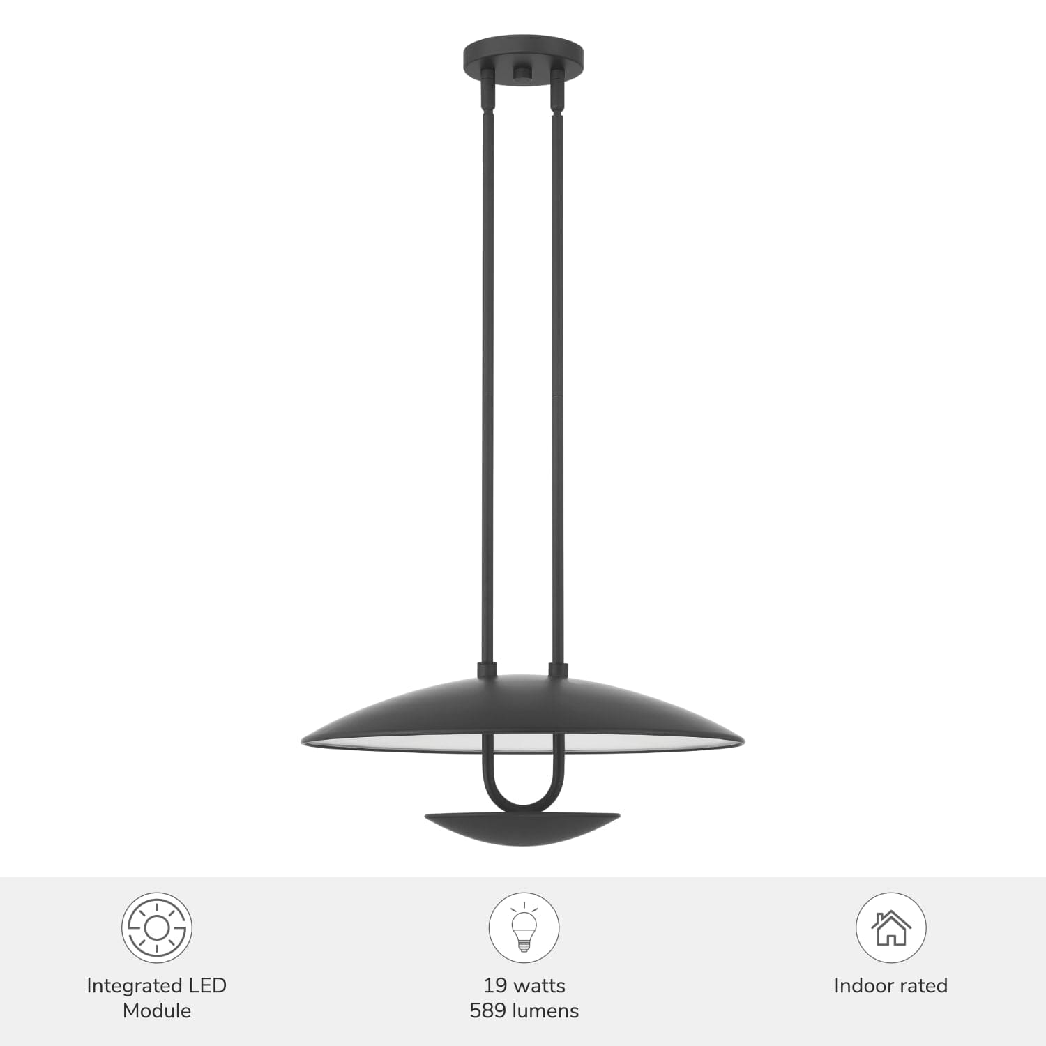Hunter Sunset Ridge LED Large 18 Inch Pendant Ceiling Light