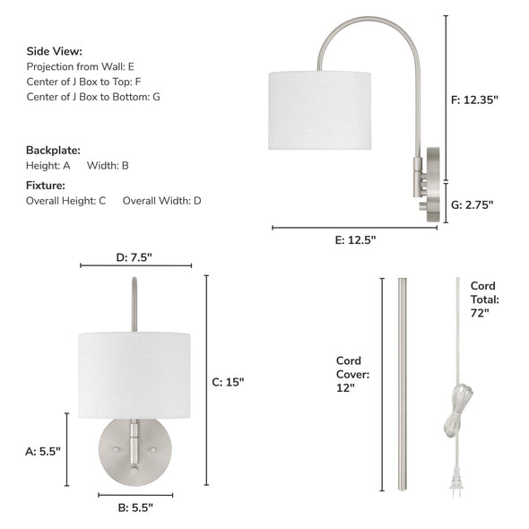 48178_4_horizon_1_light_large_8_inch_pin_up_sconce-brushed_nickel-dimensiongraphic