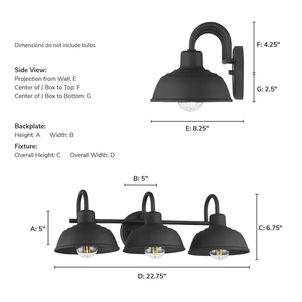 48230_4_mill_valley_3_light_medium_23_inch_vanity-matte_black-dimensiongraphic