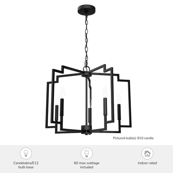 49071_3_5_light_medium_24_inch_chandelier-matte_black-featuresgraphic