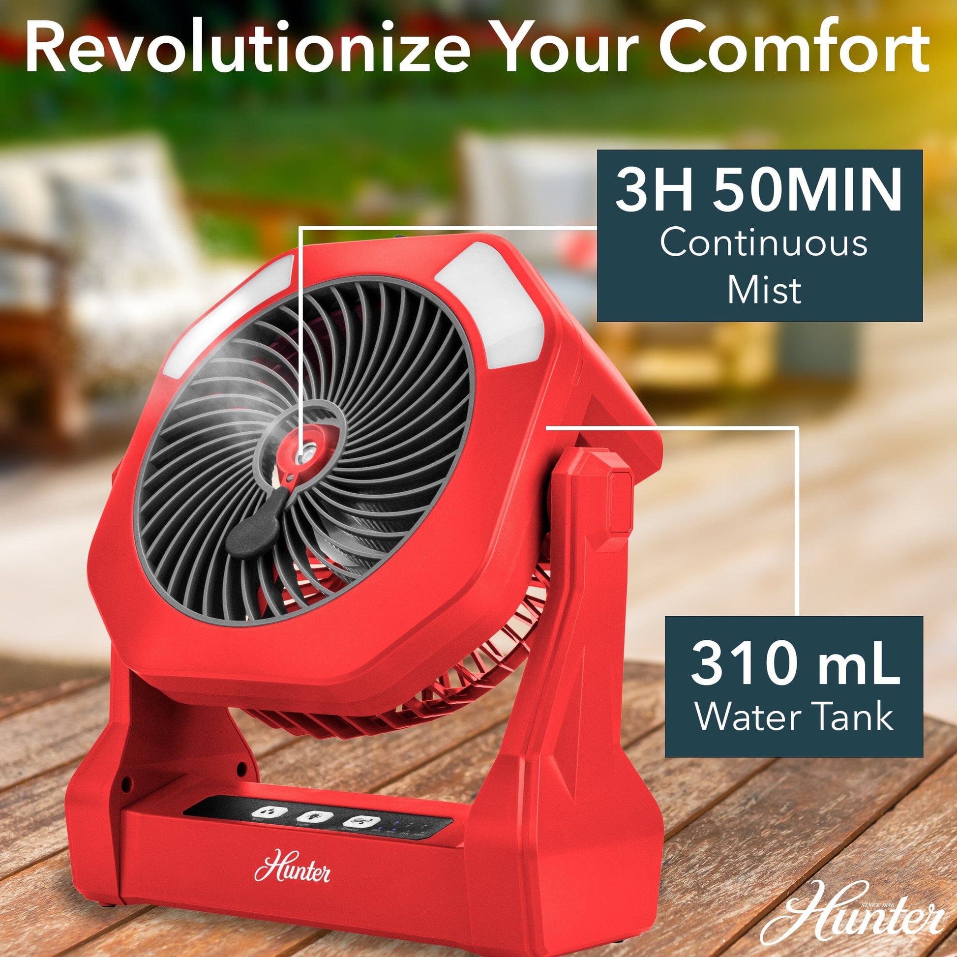 Hunter Rechargeable Misting Fan Service Parts Hunter Pure Air 