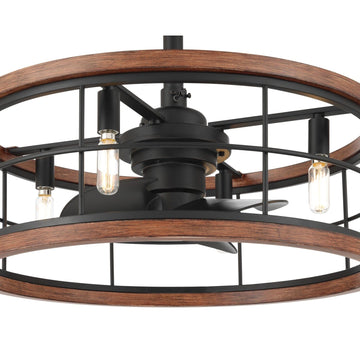 50107_15 bridgette indoor surespeed fandelier 22in with light and remote matte black productdetail2 