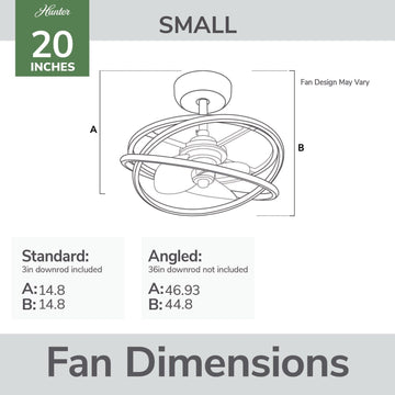 50300_12 cirro indoor surespeed fandelier 20 inch with light and remote matte black dimensiongraphic 