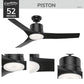 50452_4 piston outdoor with led light 52 inch matte black detailboard