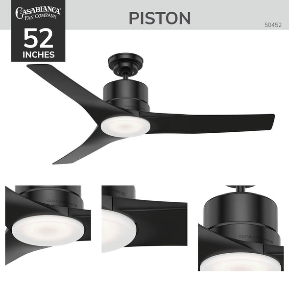 50452_4 piston outdoor with led light 52 inch matte black detailboard